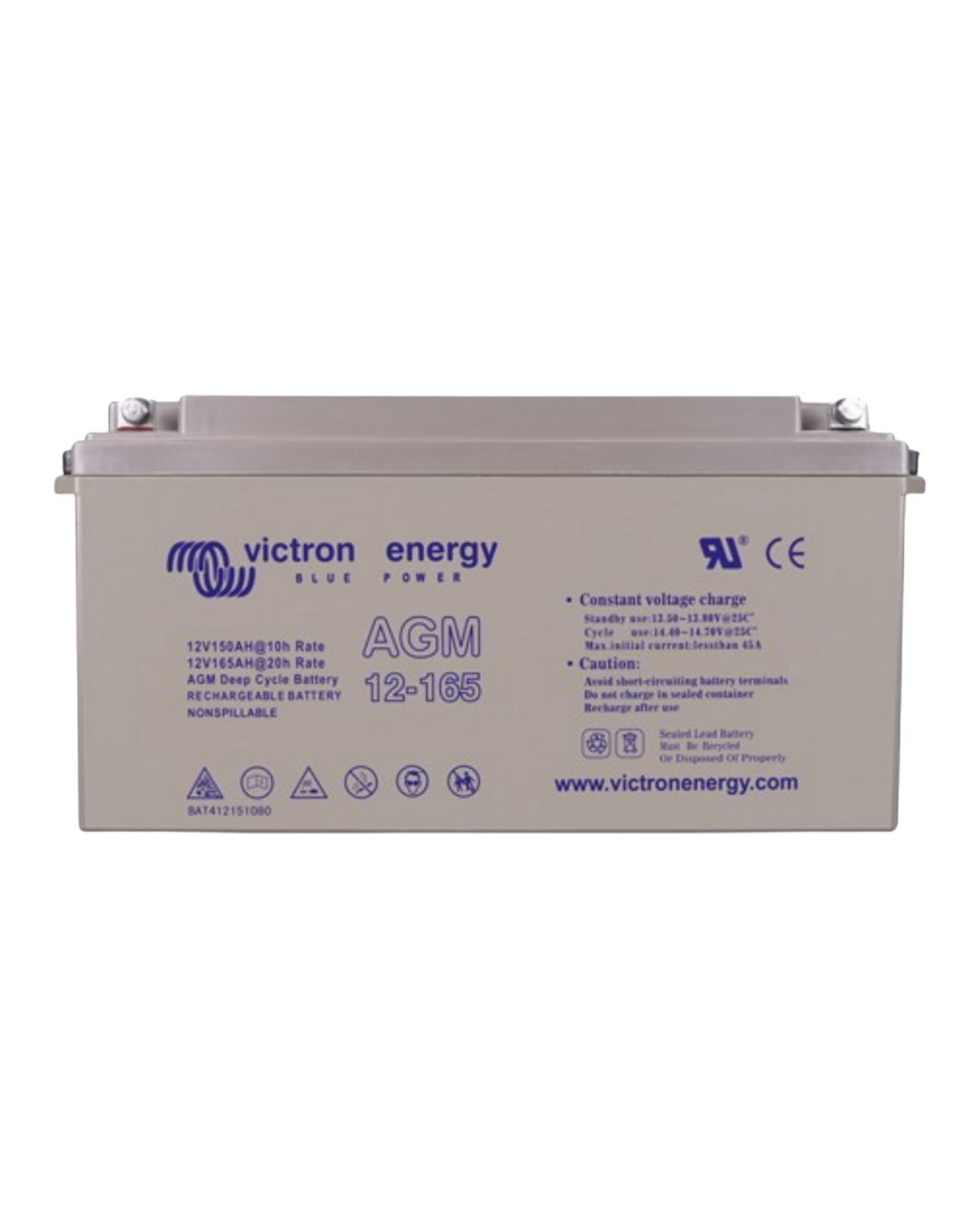 Batteria 165Ah 12V AGM Deep Cycle