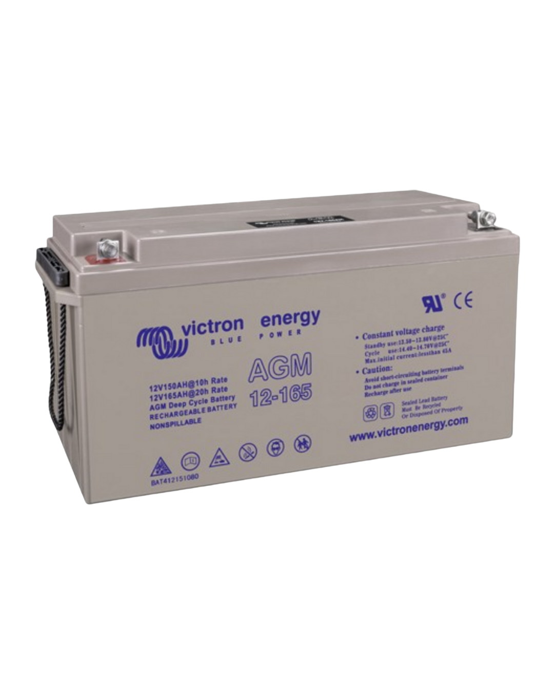 Batteria 165Ah 12V AGM Deep Cycle