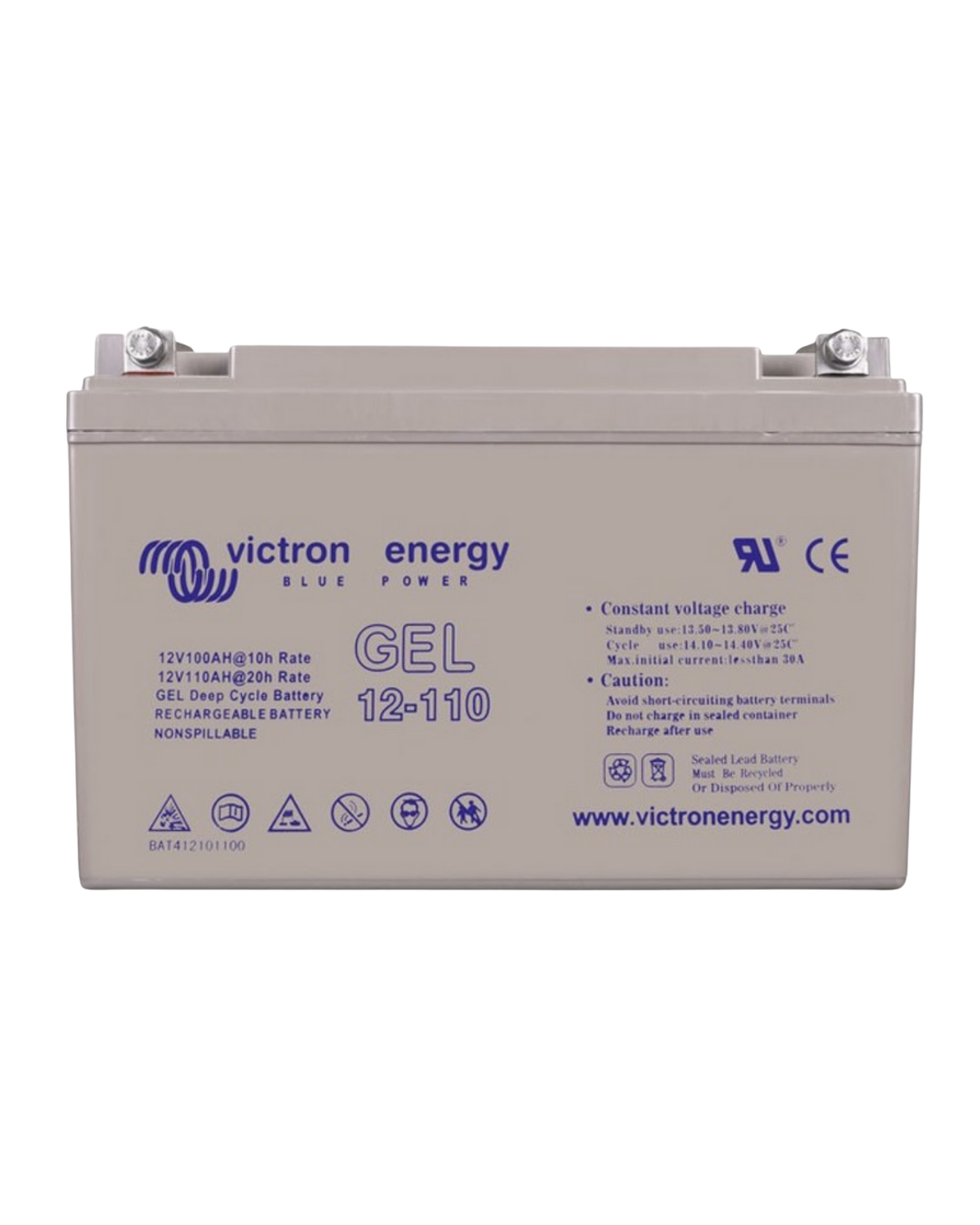 Batteria 110Ah 12V GEL Deep Cycle