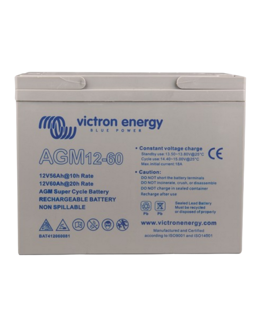 Batteria 60Ah 12V AGM Deep Cycle