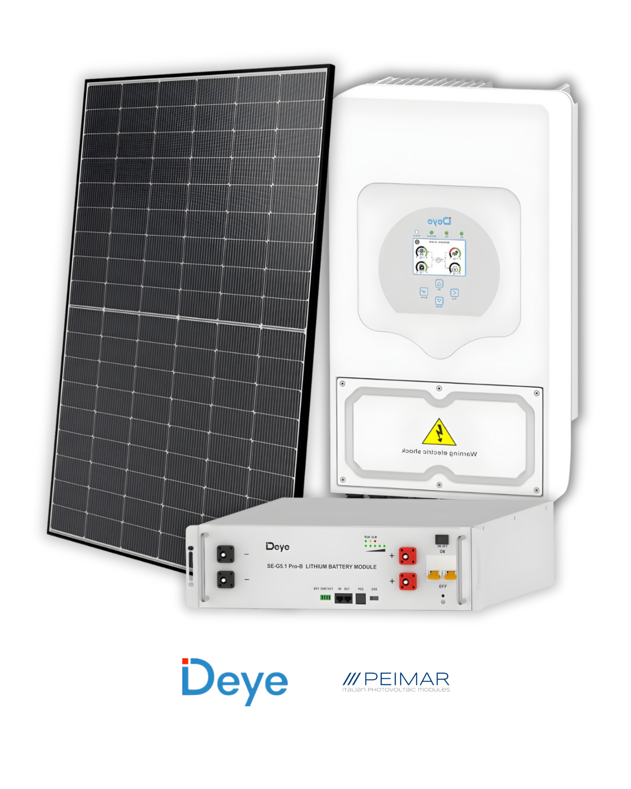 Kit Connesso in Rete con Accomulo Monofase da 6,3kWp