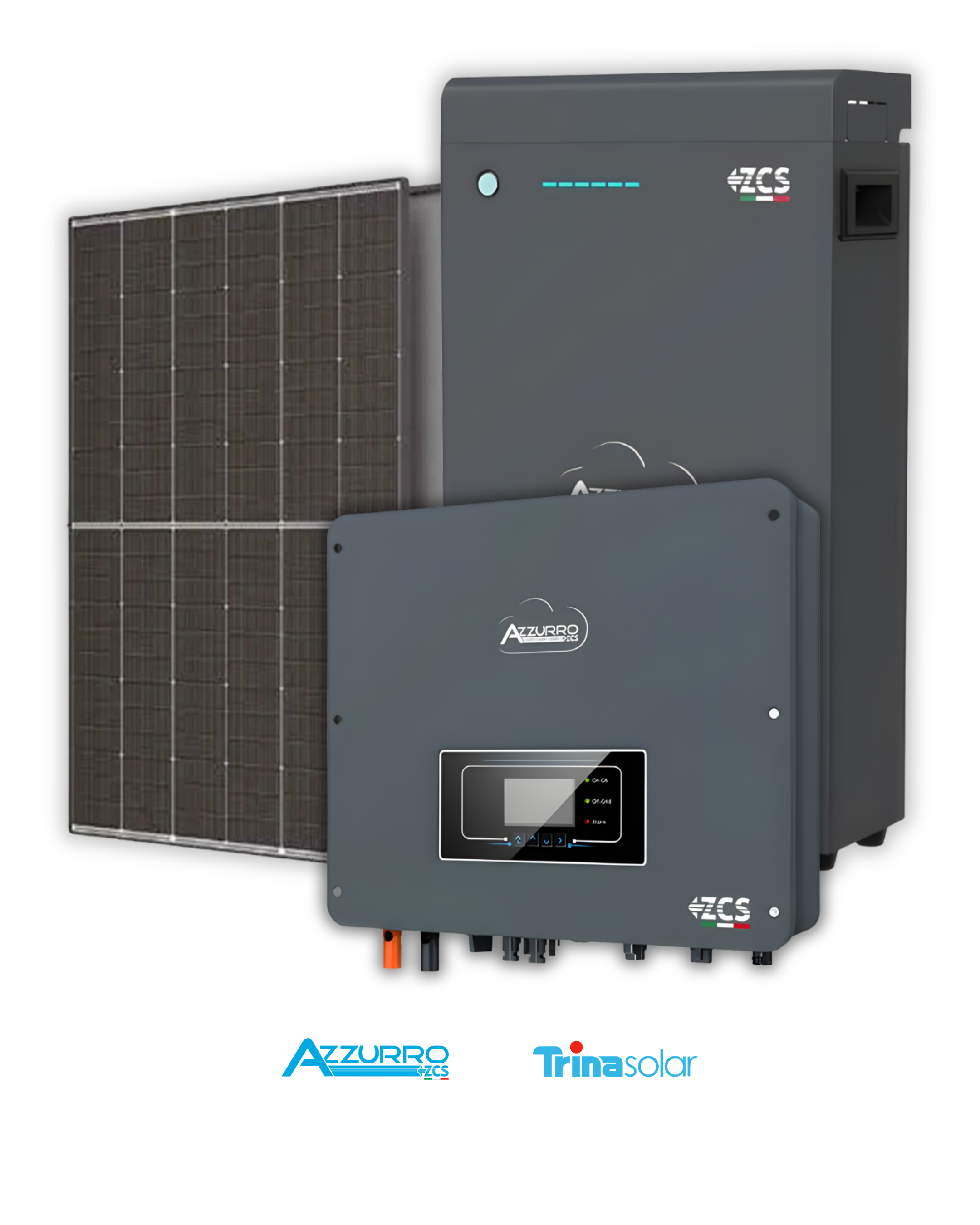 Kit Connesso in Rete con Accomulo Monofase da 3,6kWp