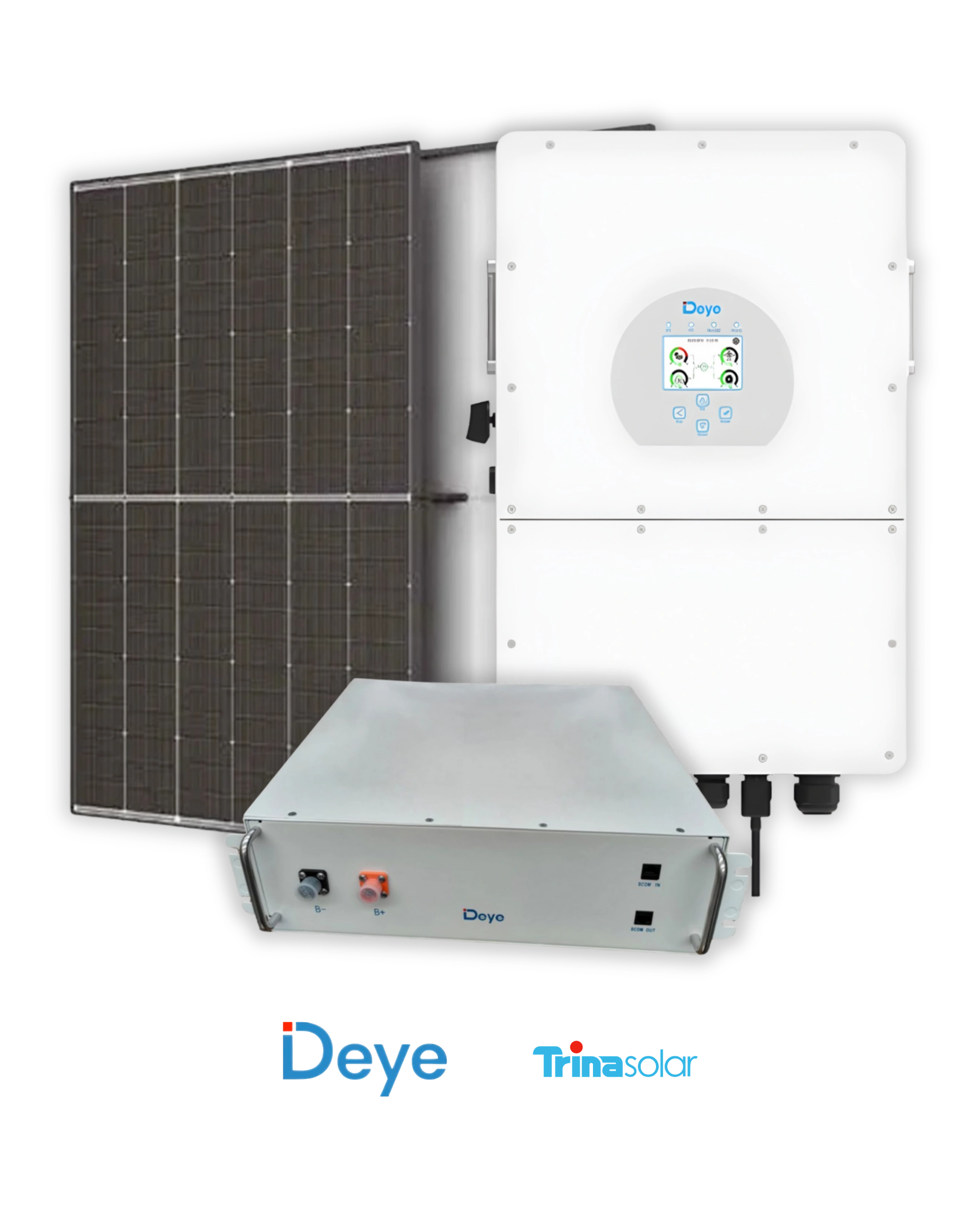 Kit Connesso in Rete con Accomulo Trifase da 20kWp